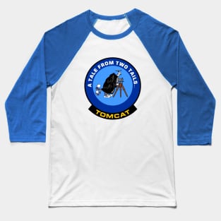 F-14 Tomcat - A Tale From Two Tails... - Blue Clean Style Baseball T-Shirt